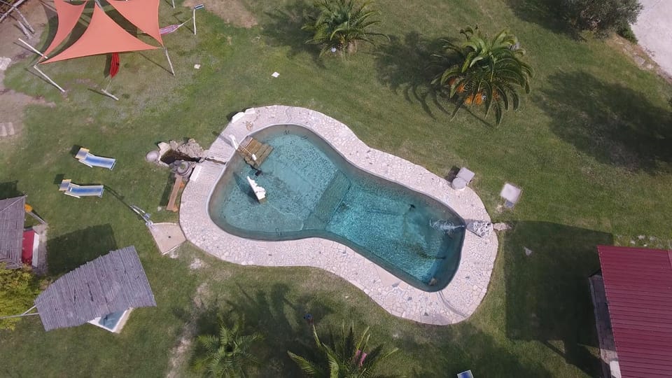 Bird's eye view, Swimming pool