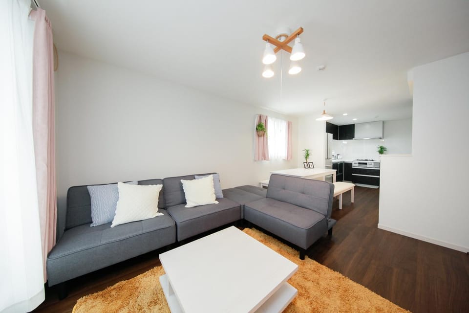Kitchen or kitchenette, Living room, Dining area