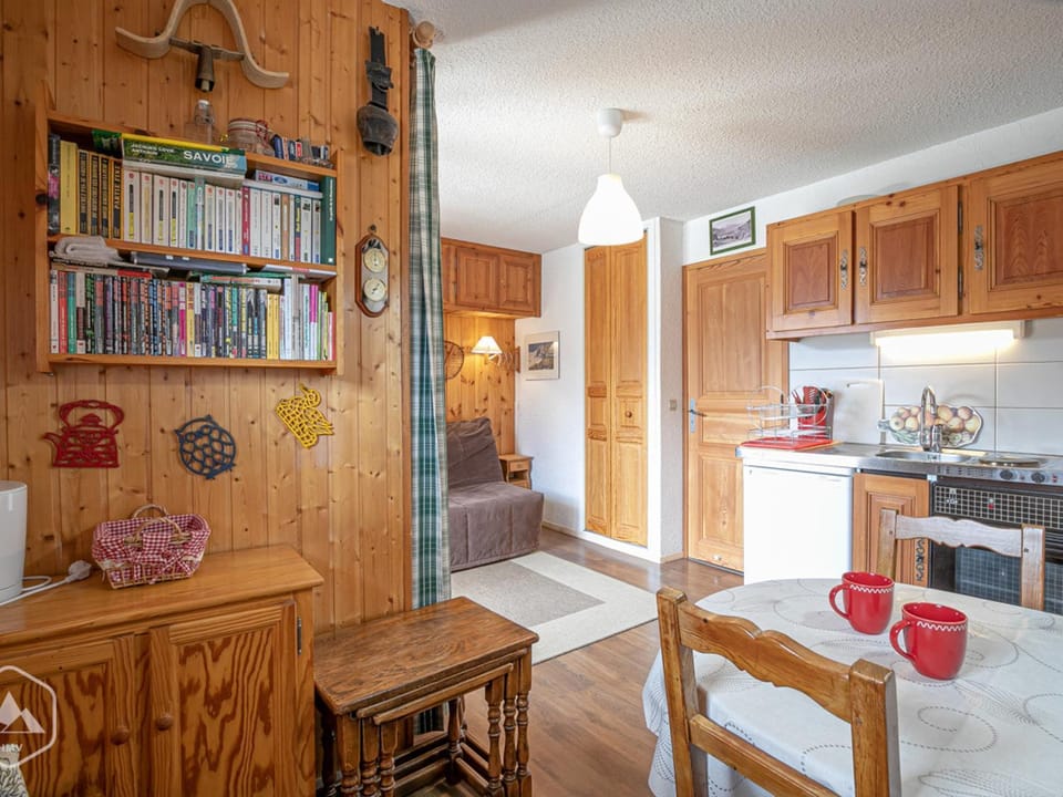 Studio cocooning 3 pers, vue montagnes à Aussois - FR-1-840-33 Apartment in Piedmont