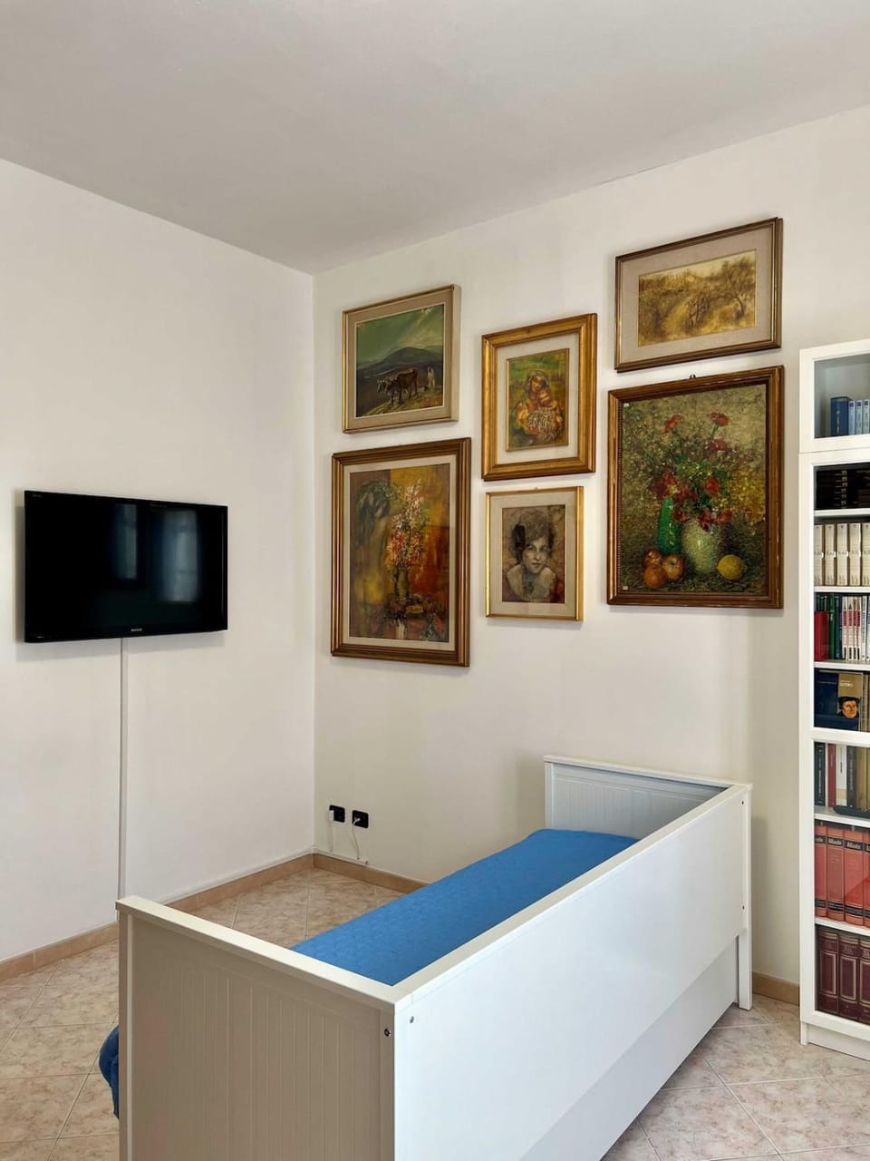 Communal lounge/ TV room, Library