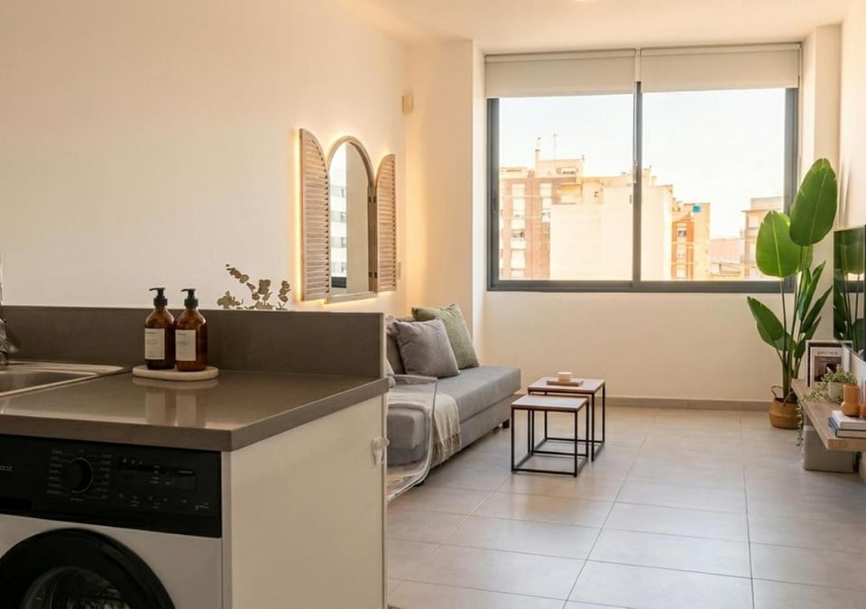 Ático Duplex nuevo con terraza Penthouse with Terrace con Aire Acondicionado Wifi Near parque Ribalta Apartment in Castellón de la Plana