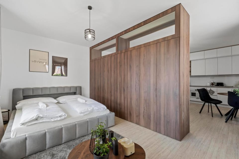 Bed, Kitchen or kitchenette, Photo of the whole room, Dining area, Bedroom, wardrobe