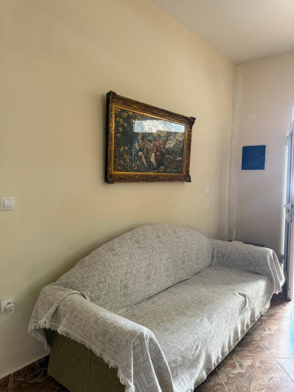 Bed, Seating area