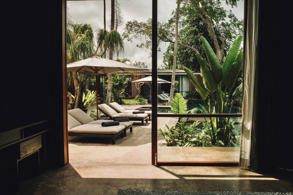 Patio, Garden view, sunbed