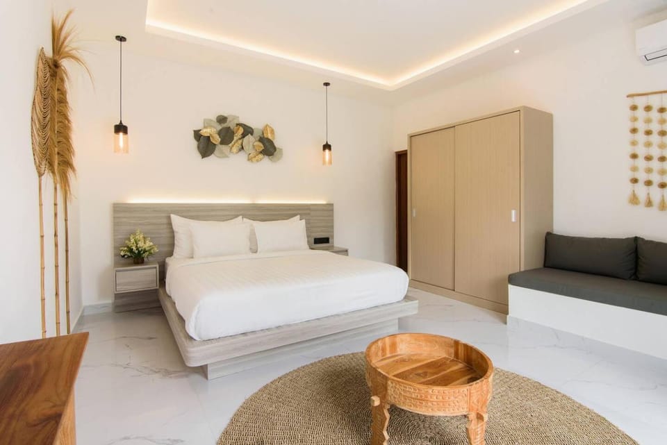 Bed, Bedroom, air conditioner
