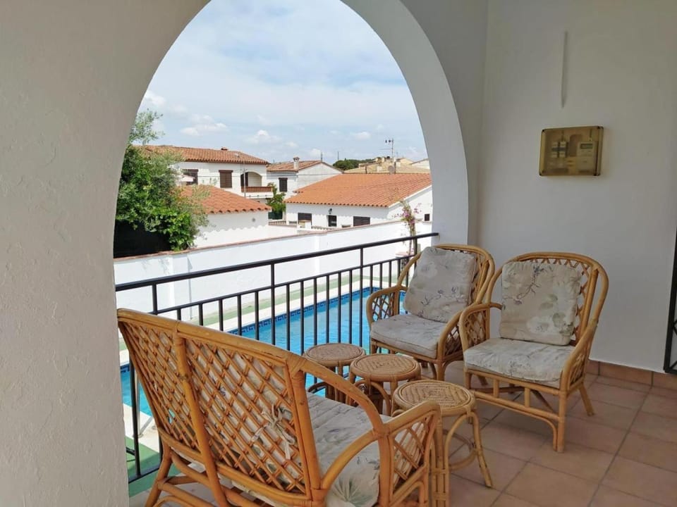 Property building, View (from property/room), Balcony/Terrace, Swimming pool