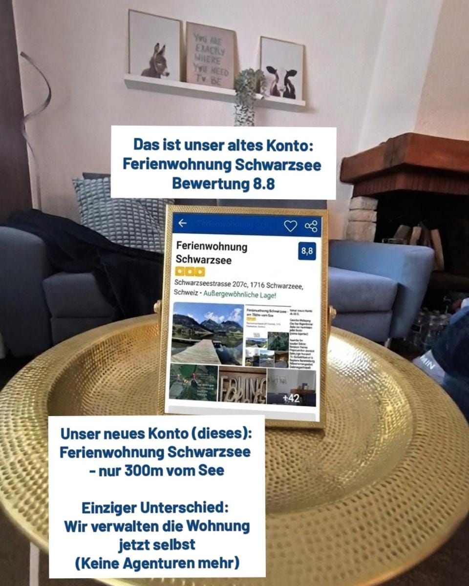 Ferienwohnung Schwarzsee - nur 300m vom See Apartment in Fribourg, Switzerland