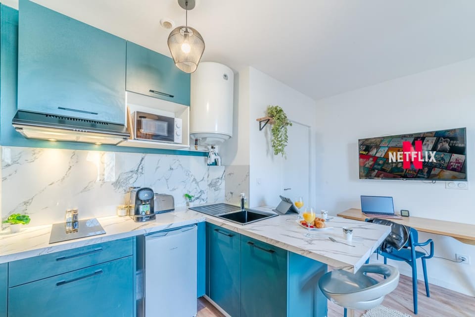 Orchidée Parking & Clim - Roanne centre-ville Apartment in Auvergne-Rhône-Alpes
