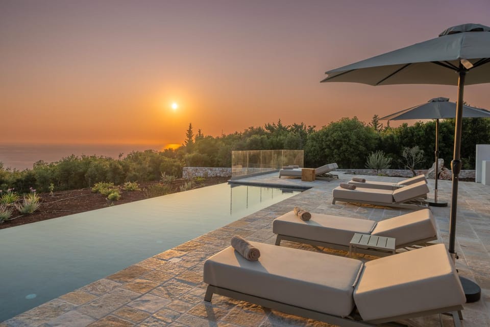 Fiscardo Luxury Stone Villa Amente, with sunset view! Villa in Cephalonia