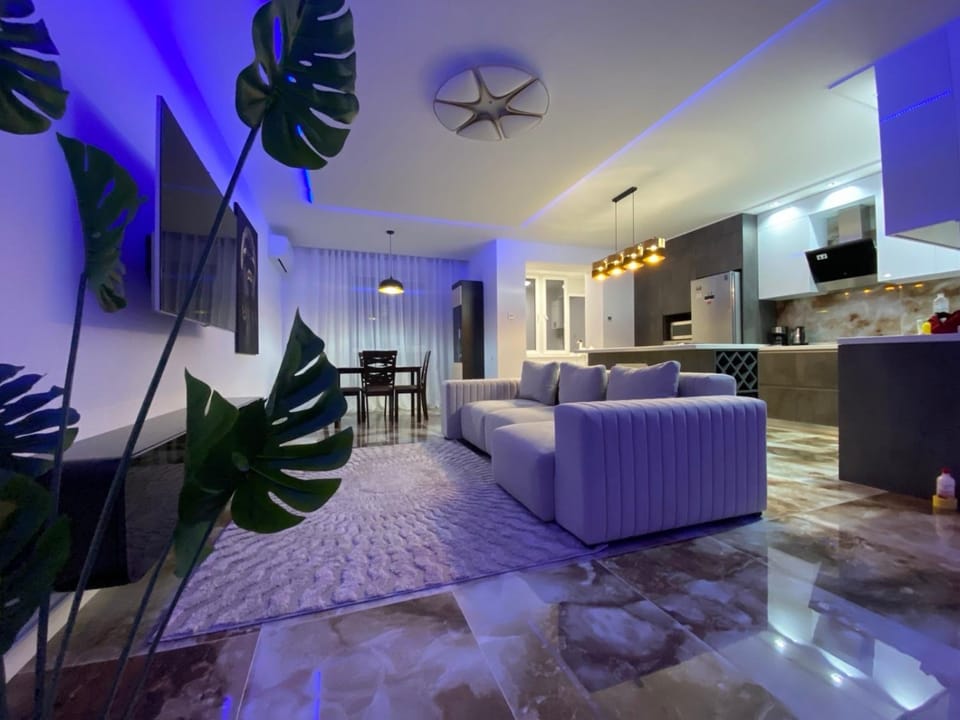 Kitchen or kitchenette, Living room, Dining area