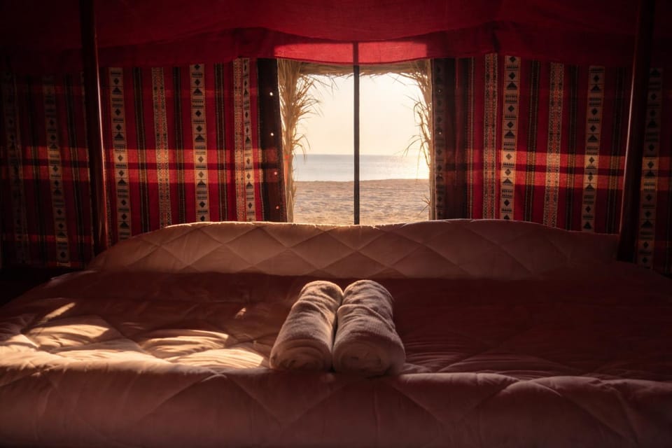Bed, Photo of the whole room, Bedroom, Sea view