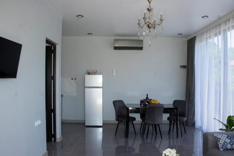 Communal lounge/ TV room, TV and multimedia, Kitchen or kitchenette, Living room, Seating area, Dining area, Evening entertainment, minibar, oven, air conditioner