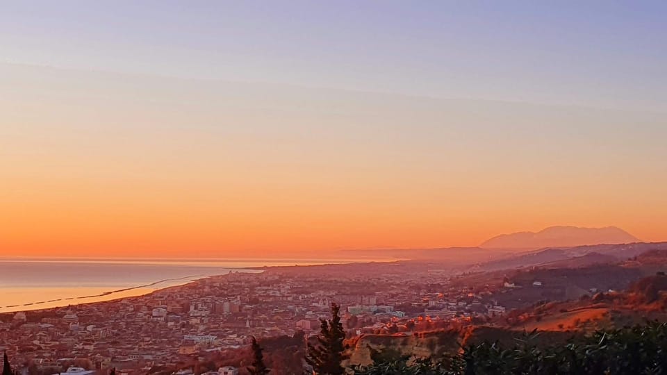 Natural landscape, Beach, Mountain view, Sea view, Sunrise