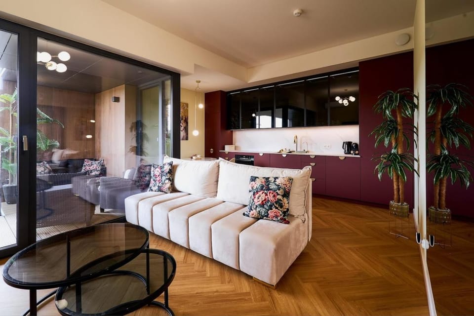 Polanica Park - LAGUNA - PREMIUM 3 -BURGUNDOWY Apartment in Lower Silesian Voivodeship
