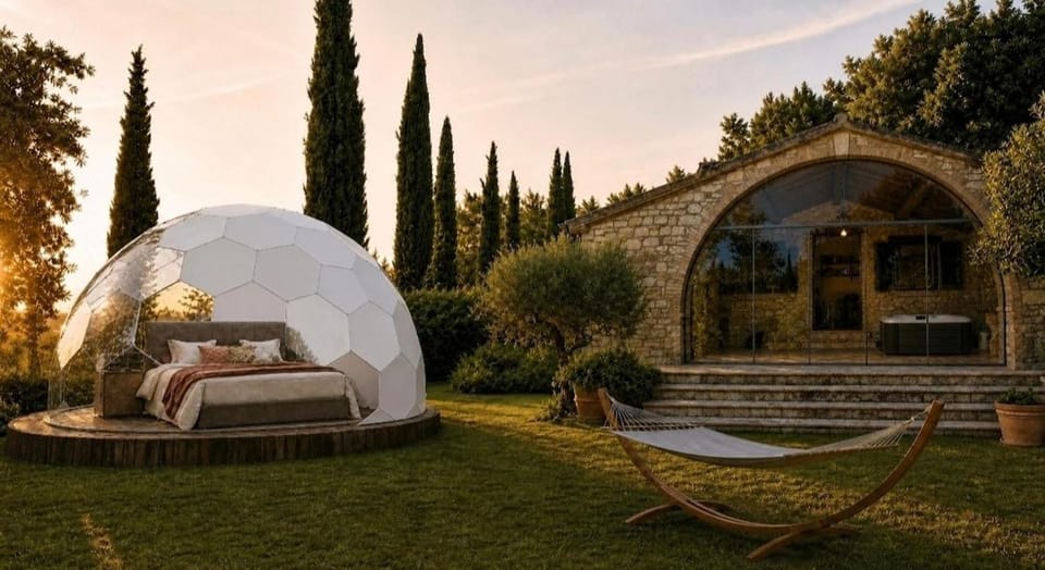 La Maison Amorosa & Bubble Glamping House in Umbria