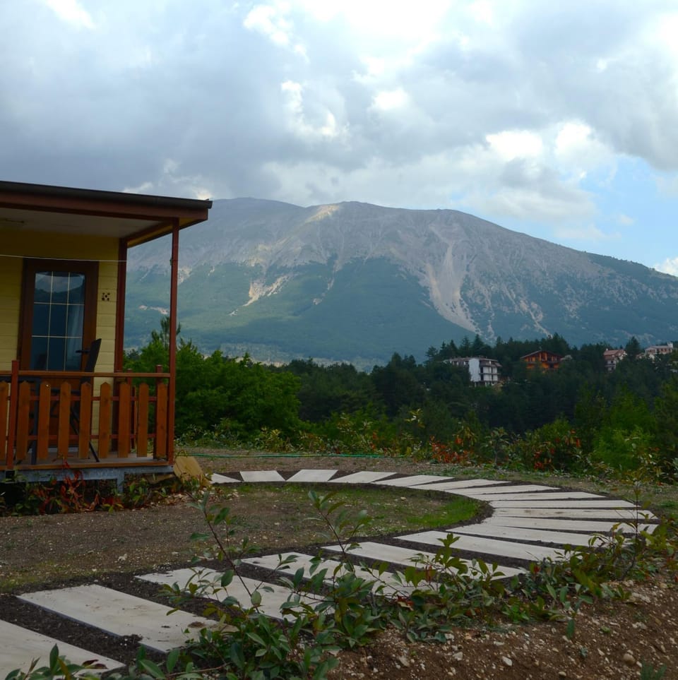 Property building, Natural landscape, Mountain view