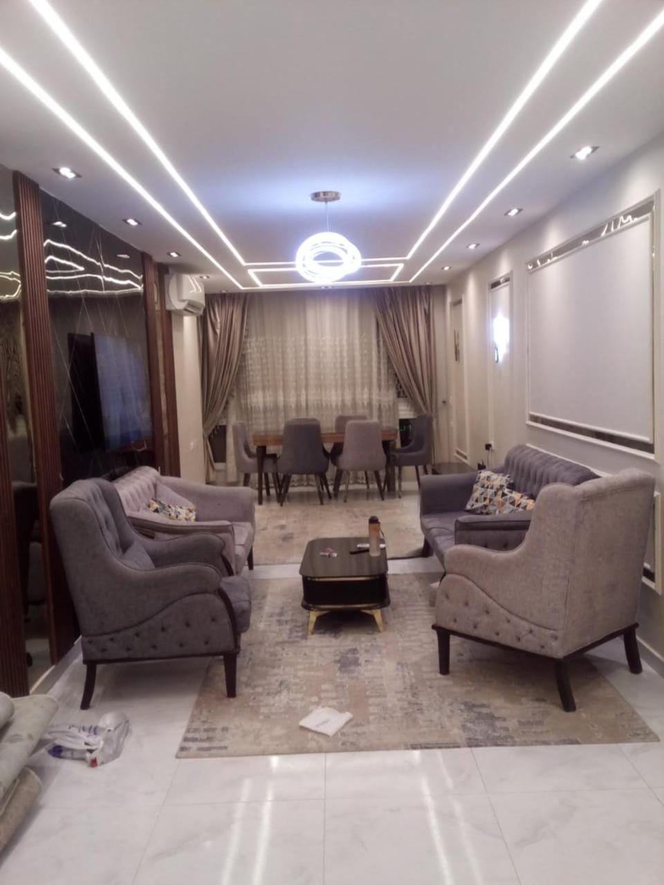 MK-d12 شقة سوبر لوكس للسكن العائلي فقط - مكرم عبيد Apartment in Cairo Governorate