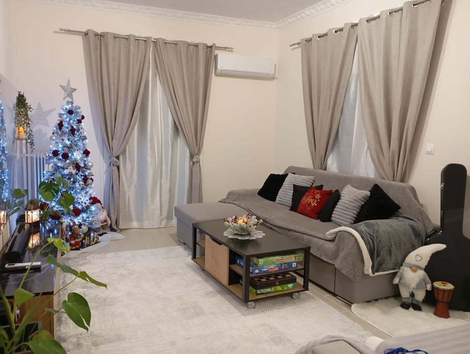 Living room, air conditioner