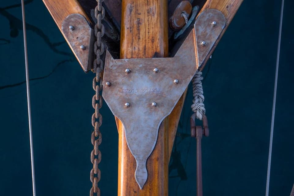 Nereid Docked boat in Peloponnese, Western Greece and the Ionian