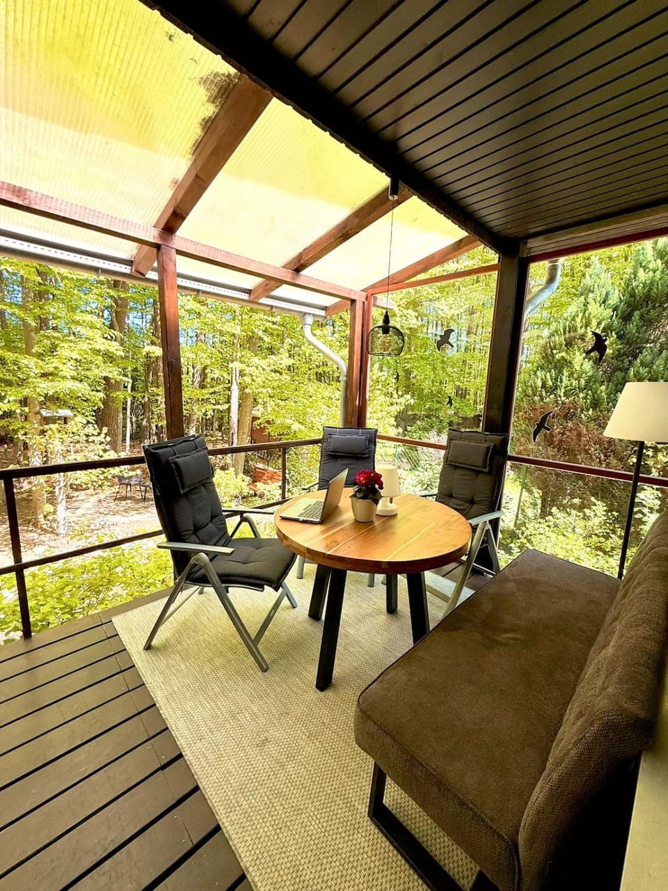 Balcony/Terrace, Seating area, Dining area, Garden view