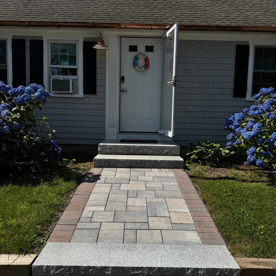 Property building, Spring, Day, Garden