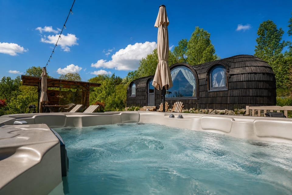 Day, Natural landscape, Summer, Hot Tub