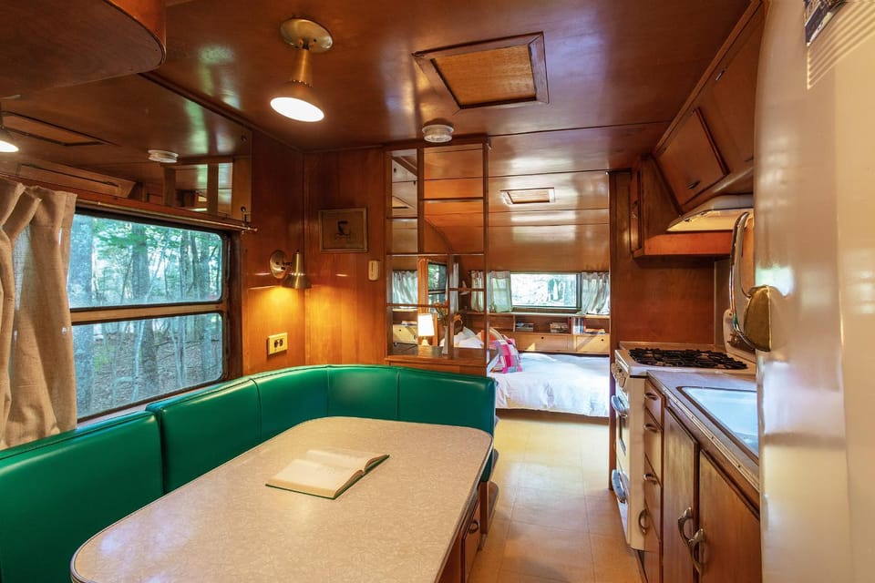 Outlier Inn Vintage Trailer Upstate Catskills Farm Campground/ 
RV Resort in Hudson Valley