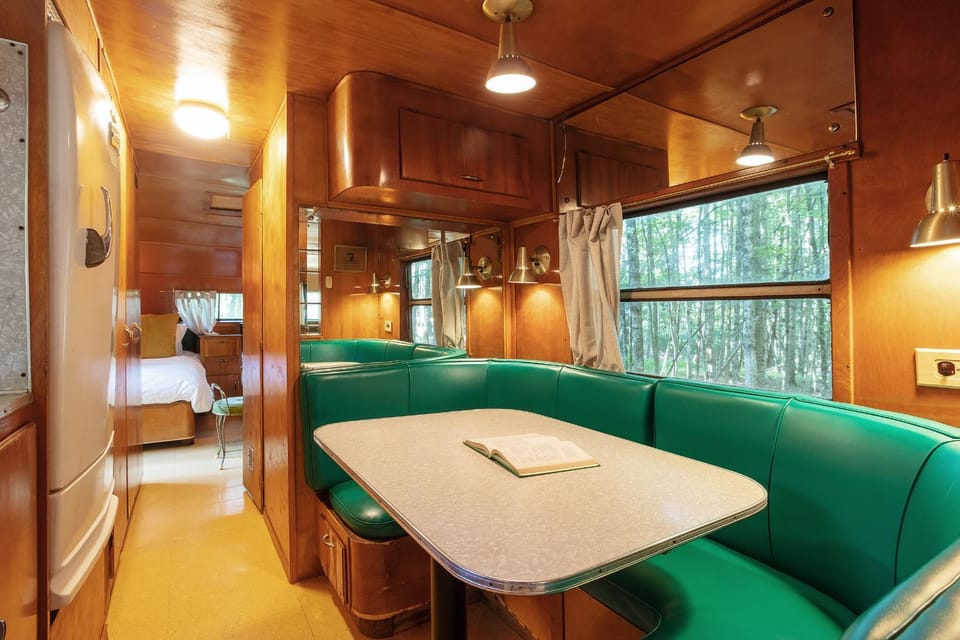 Outlier Inn Vintage Trailer Upstate Catskills Farm Campground/ 
RV Resort in Hudson Valley