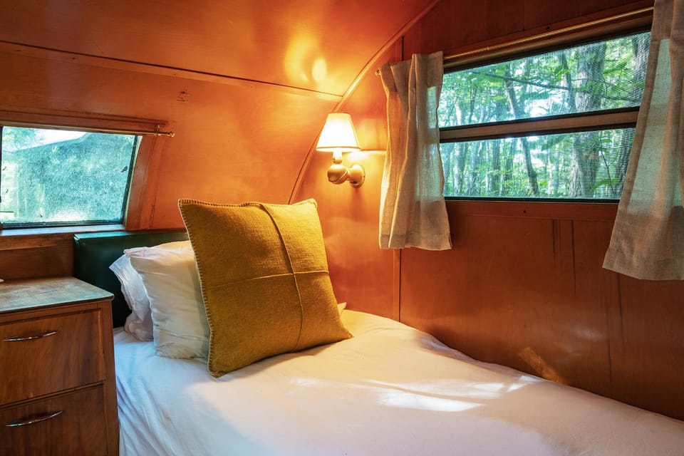 Outlier Inn Vintage Trailer Upstate Catskills Farm Campground/ 
RV Resort in Hudson Valley