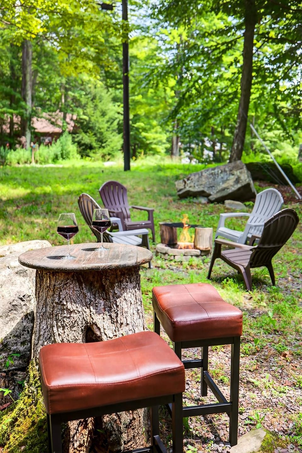 Natural landscape, Seating area