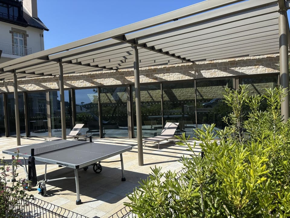 Beg Leguer T2 trebeurden piscine et vue mer Apartment in Brittany