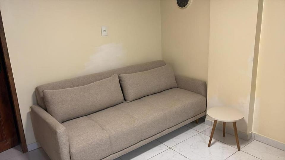 Bed, Living room, Seating area