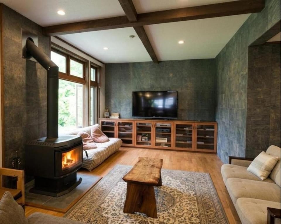 TV and multimedia, Living room, fireplace