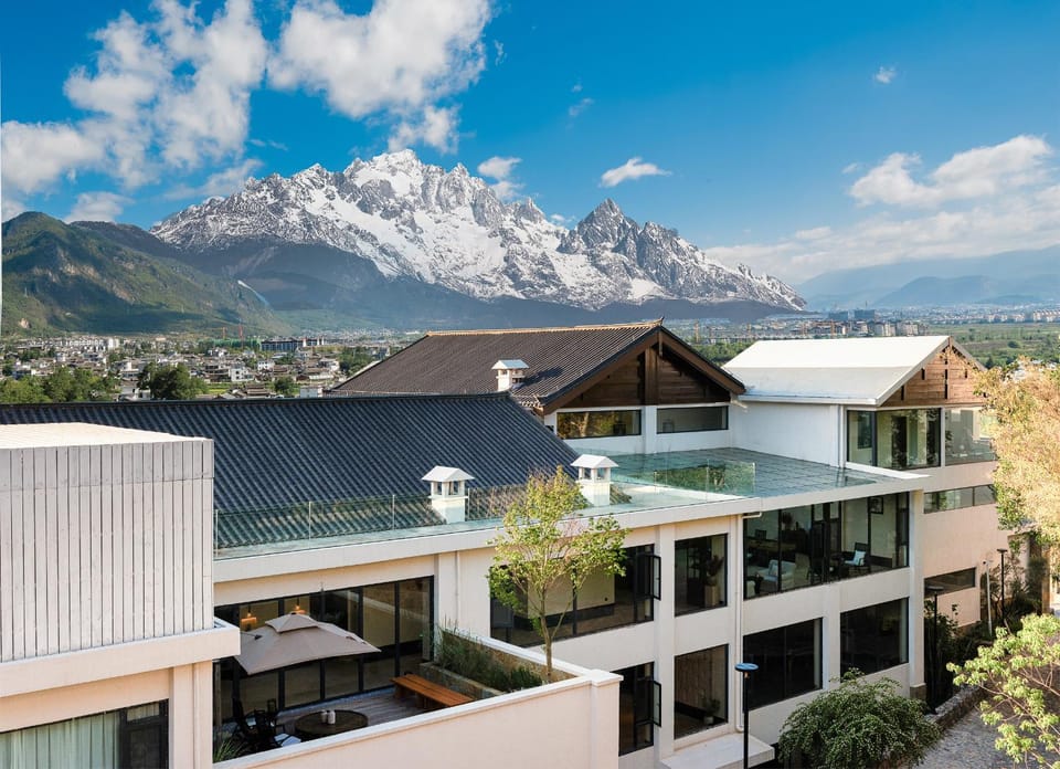 Property building, Nearby landmark, View (from property/room), Mountain view