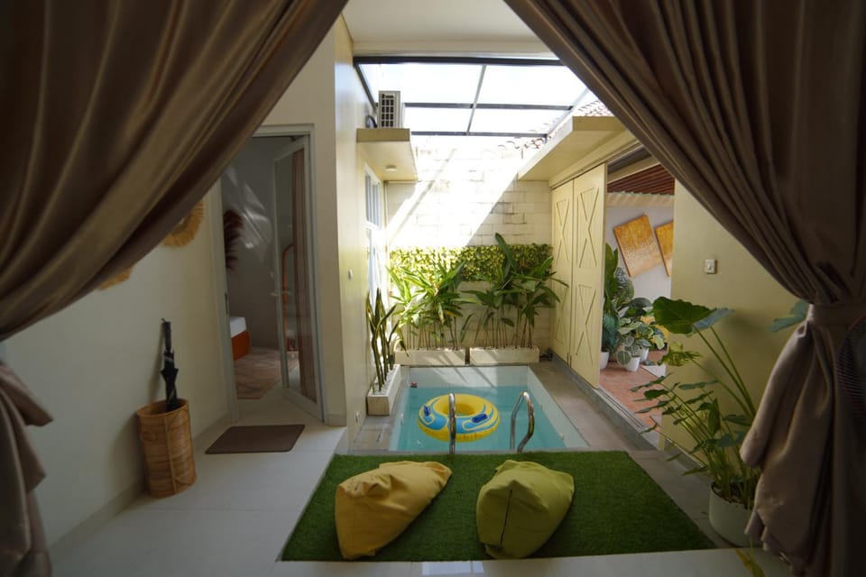 View (from property/room), Seating area, Swimming pool