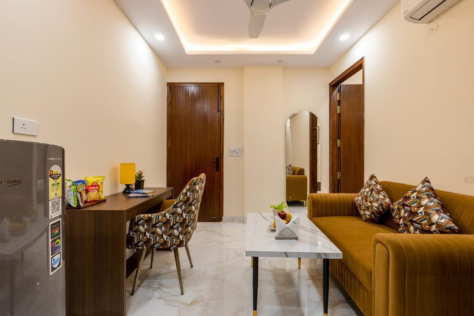 Living room, Seating area, Dining area, wardrobe, air conditioner