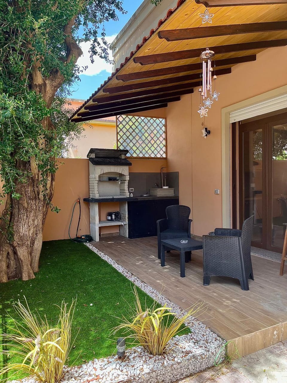 Patio, BBQ facilities, Garden, Kitchen or kitchenette, Garden view