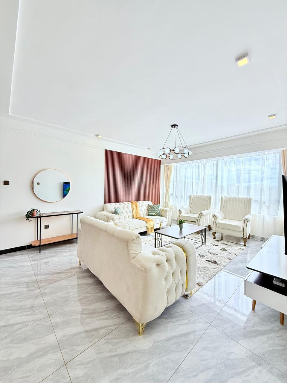 Smart elegant three bedroom apartment with swimming pool fully equipped gym children playground and great breathtaking views Apartment in Nairobi