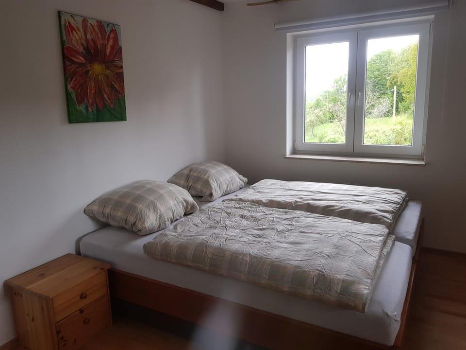 Zweibettzimmer mit Bad auf Pferdehof in Much Apartment in North Rhine-Westphalia