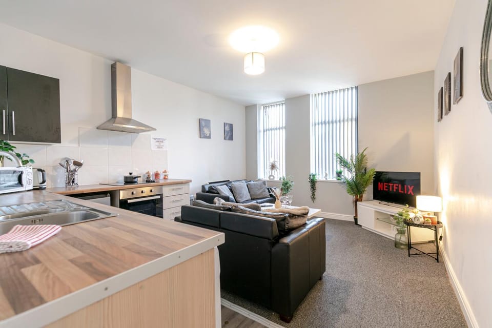 1 Double Bedroom Apartment Central Blackpool 4 Apartment in Blackpool