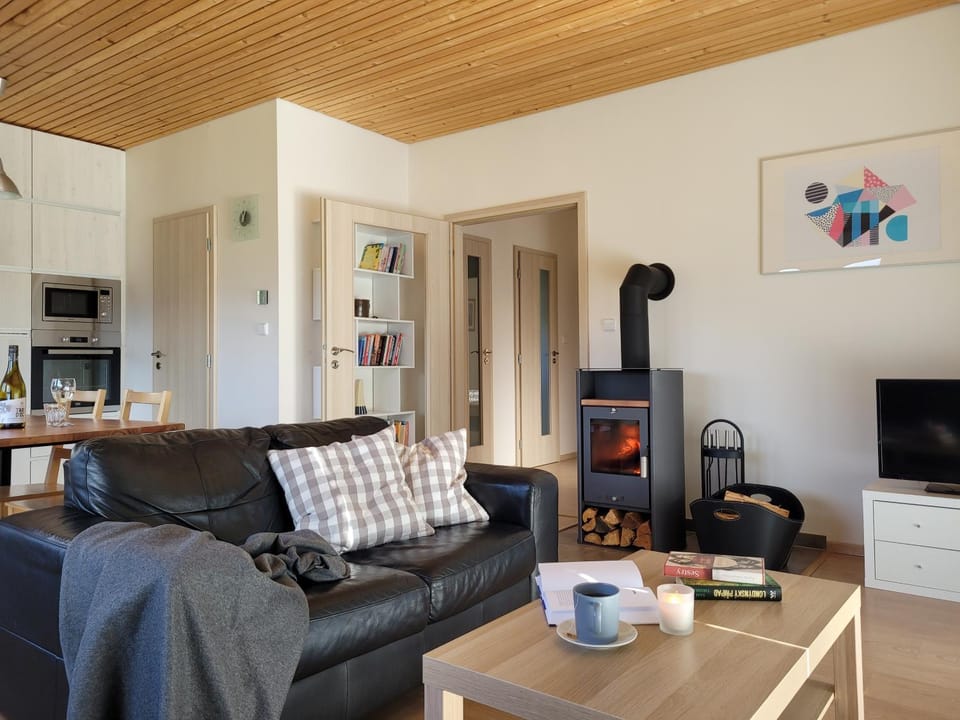 Communal lounge/ TV room, Living room, Seating area, fireplace