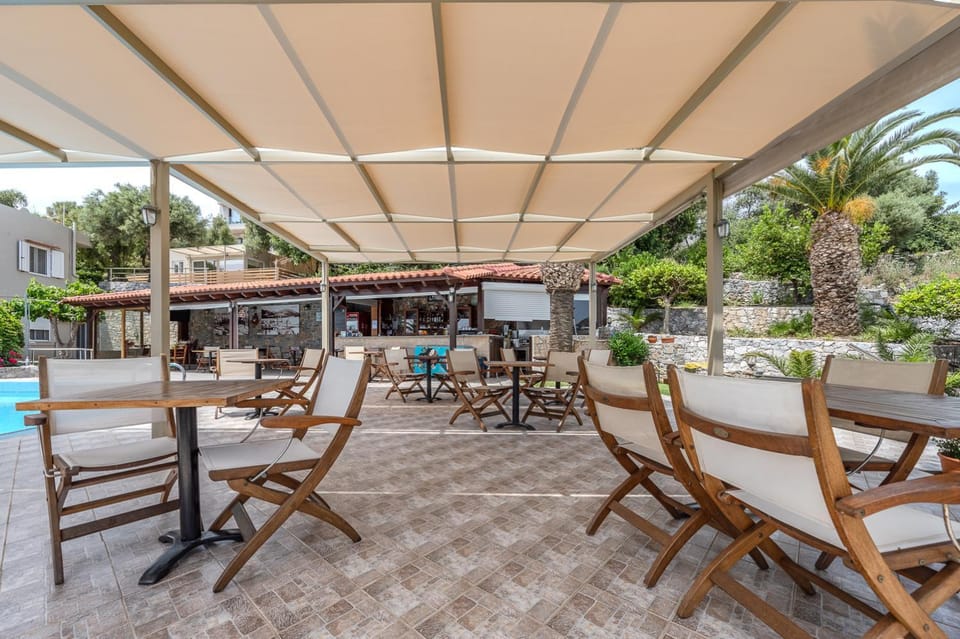 Patio, Restaurant/places to eat, Day, Pool view, Swimming pool, Breakfast, sunbed