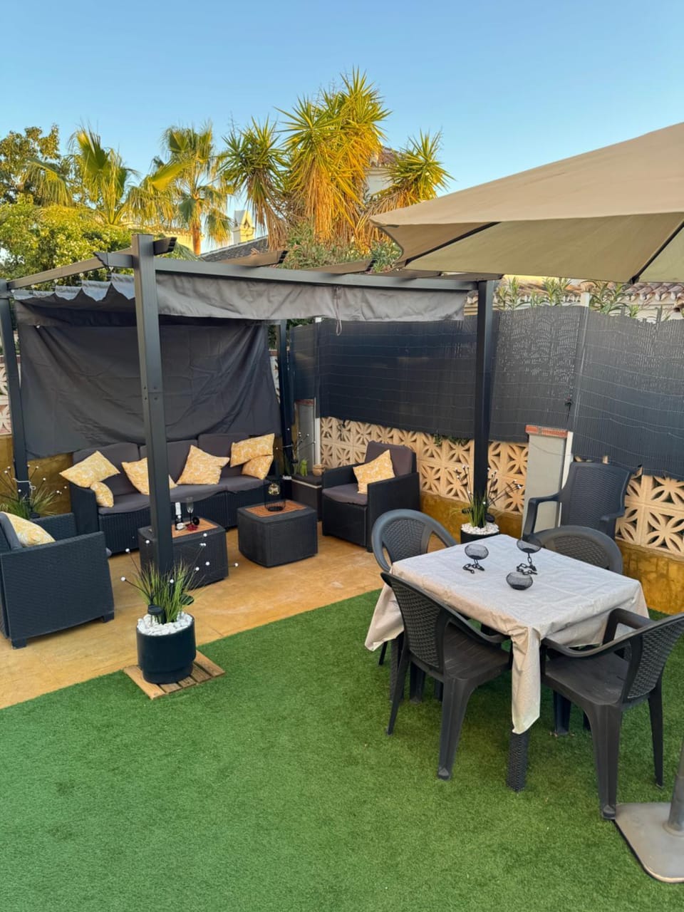 Patio, Garden, Garden, Balcony/Terrace, Garden view