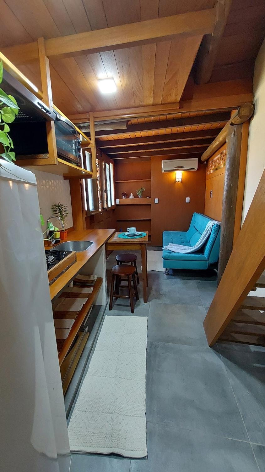 Kitnet Pi · Tiny House Completa | 2min. a pé da praia| Ar Cond House in Florianopolis