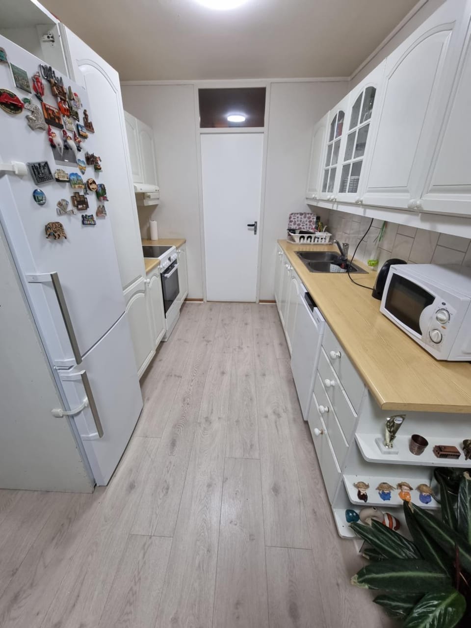 Kitchen or kitchenette, dishwasher, oven