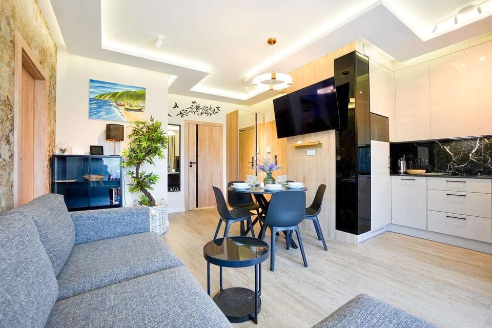 TV and multimedia, Kitchen or kitchenette, Living room, Seating area