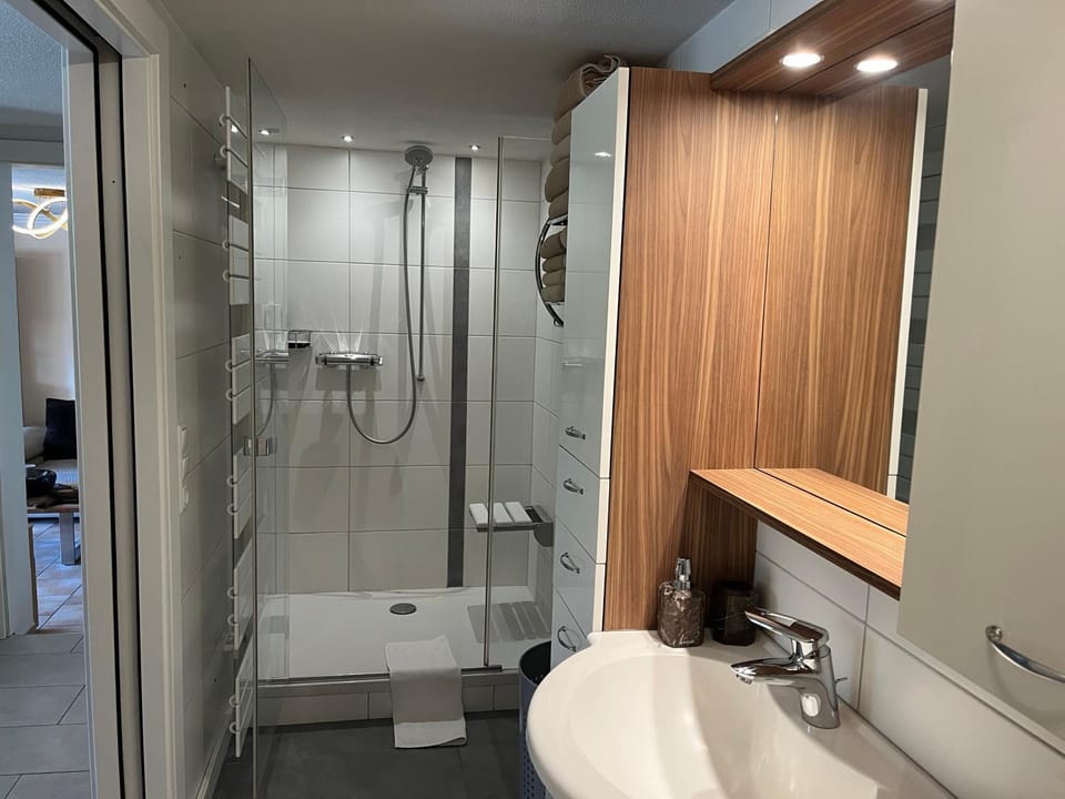 Bathroom, Living room