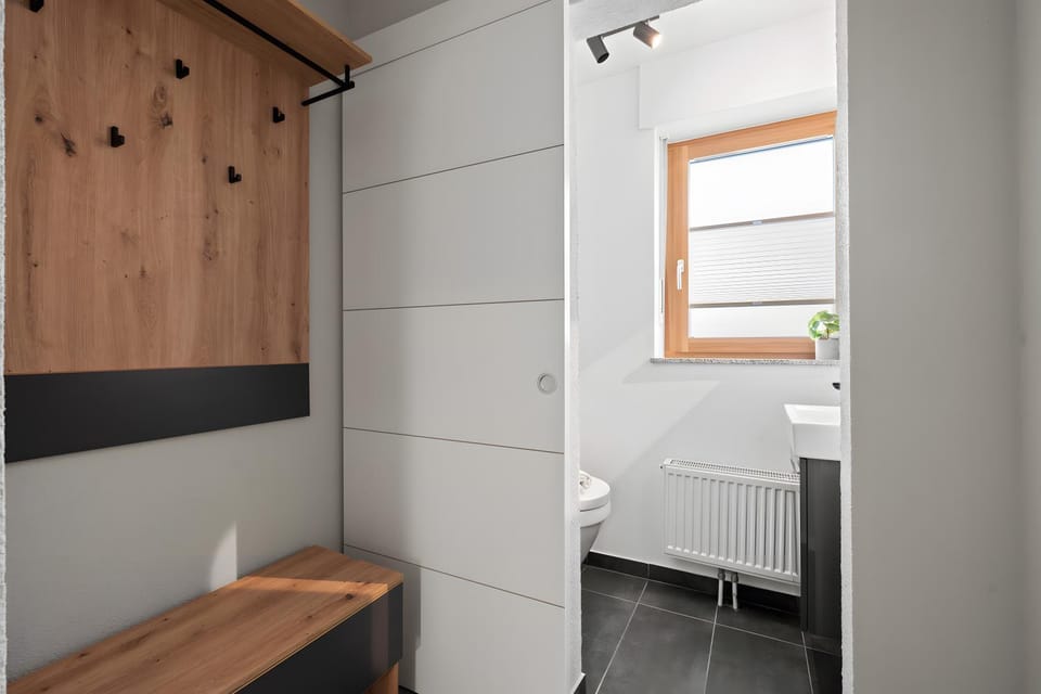 Bathroom, Living room