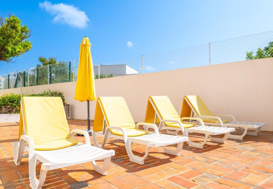 Pool view, sunbed