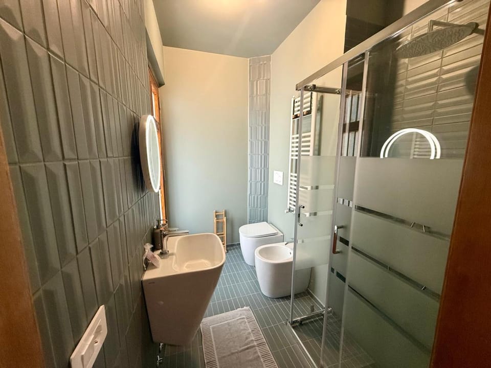 Shower, Toilet, Bathroom, bidet, towels